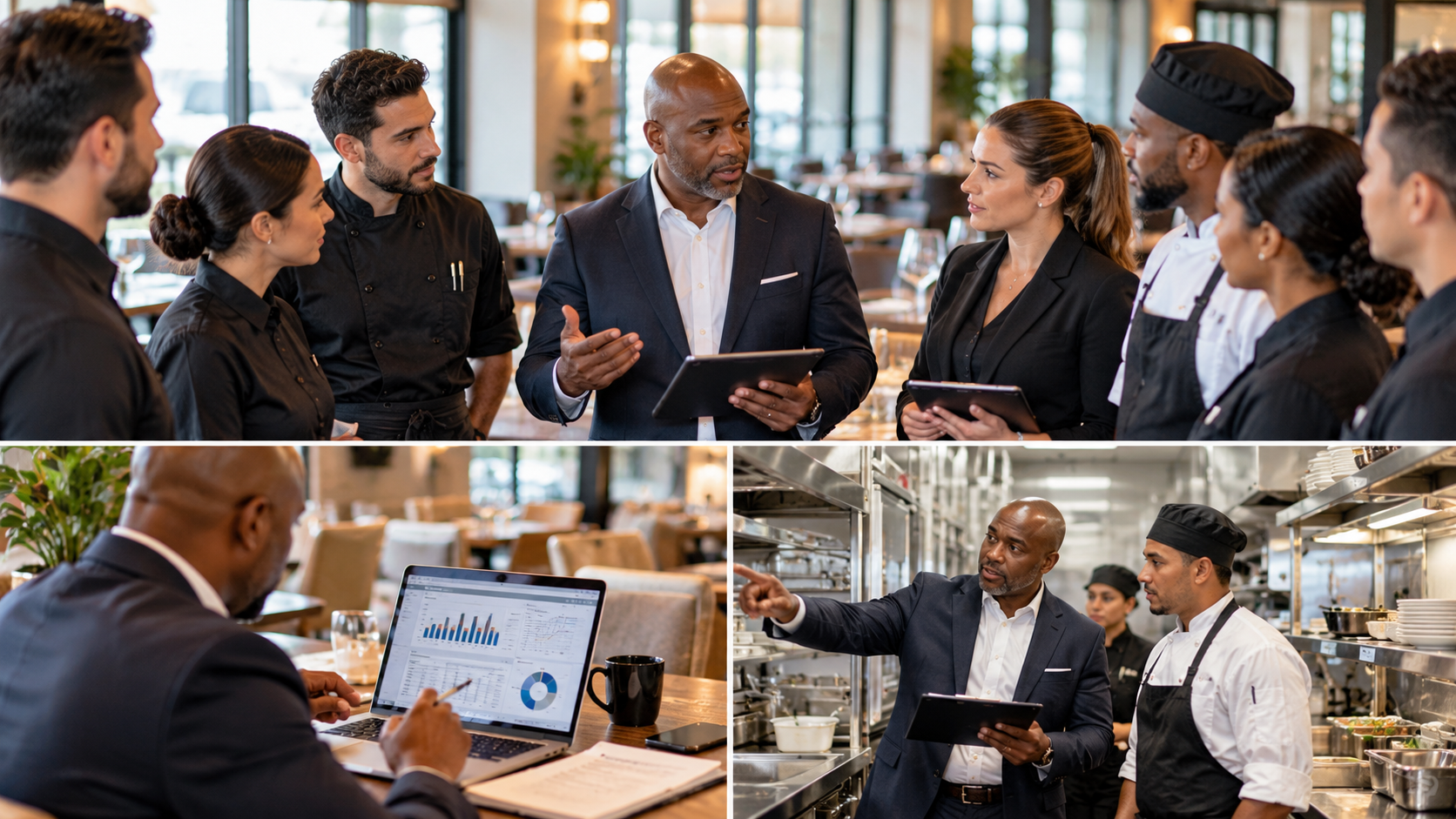 Hospitality leadership, performance review and restaurant operations